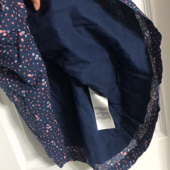 Vintage Levi’s 100% Cotton Button Front Mini Tank Dress in Navy and Pink Petal - Picture 8 of 13